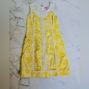 Yellow and White Lilly Pulitzer Dress